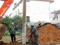 安徽无为县红庙供电所加快电网建设步伐向国庆献礼