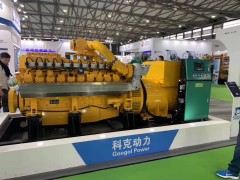 上海动力展进口品牌柴油发电机组展厅图片