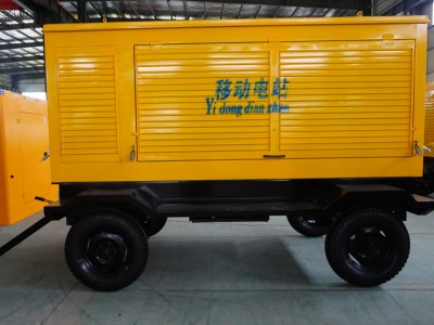 促销200-300KW柴油发电机组移动式拖车