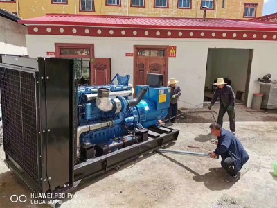 发电机组平移中